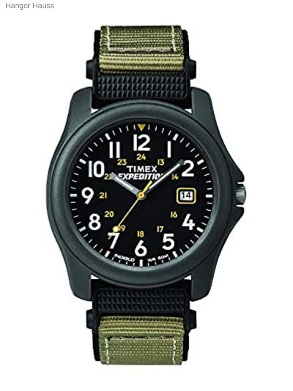 Timex Men's Expedition Camper 38mm Nylon Strap Quartz Watch with Indiglo